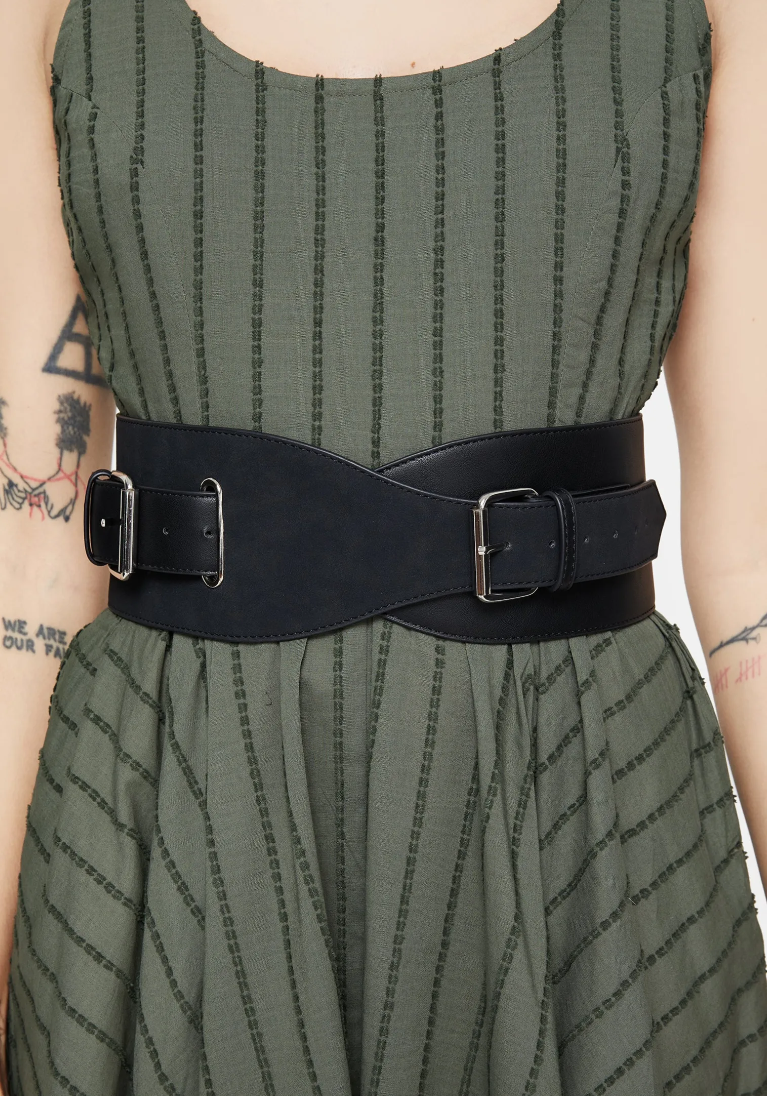 Nyx Faux Suede Leather Waist Belt