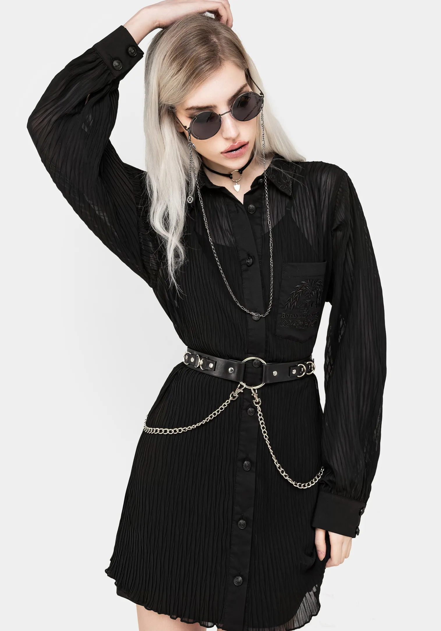 Obscura Mini Shirt Dress