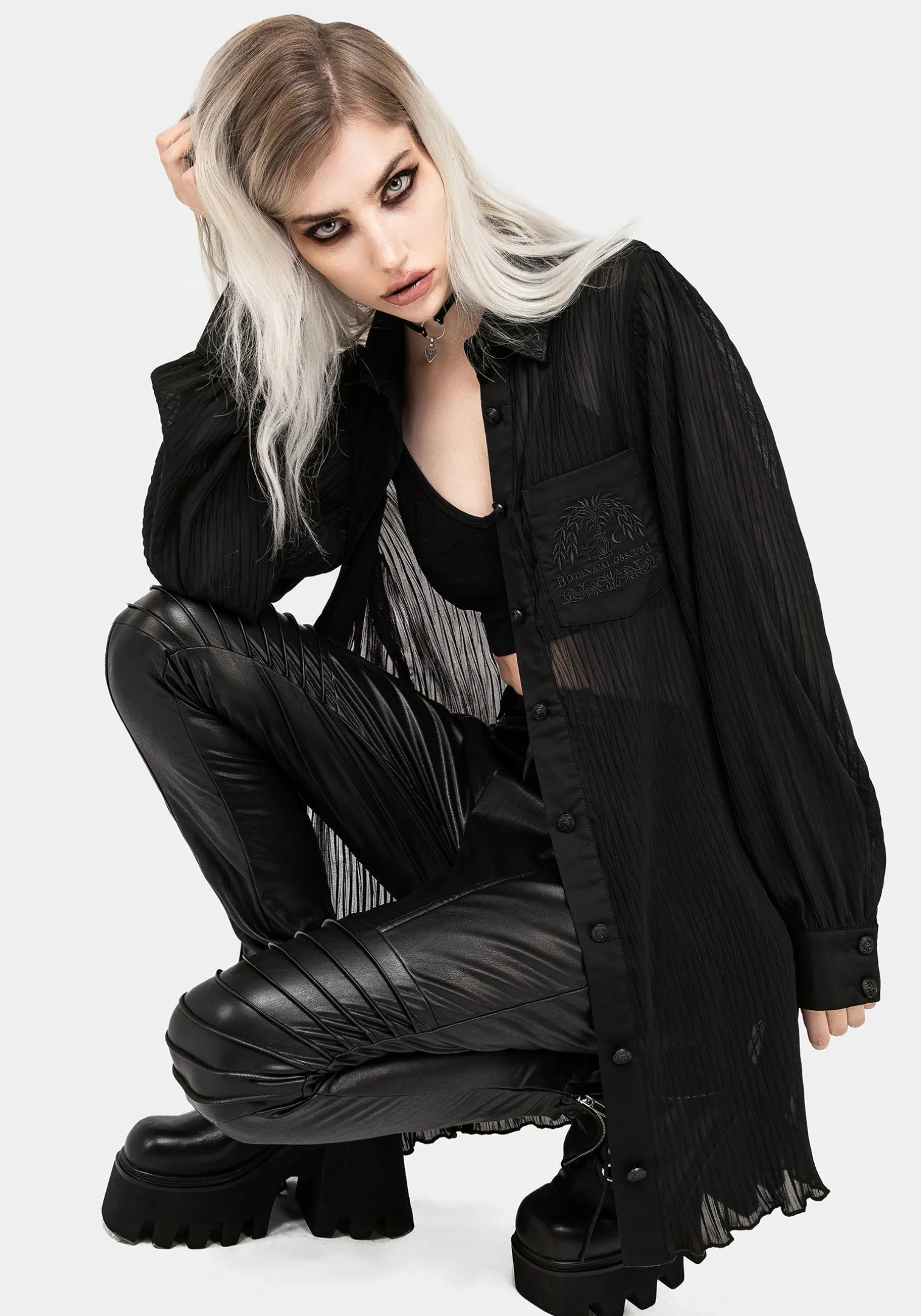 Obscura Mini Shirt Dress