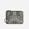Oculomancy Floral Damask Print Card Holder