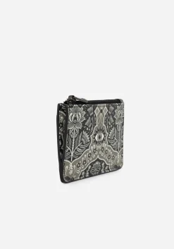 Oculomancy Floral Damask Print Card Holder