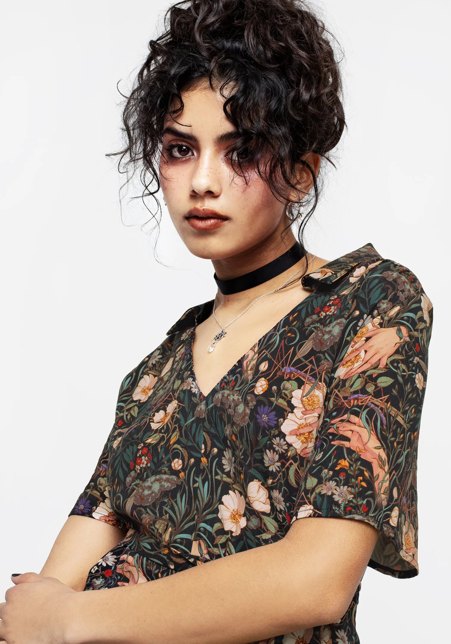 Ophelia Viscose Mini Dress