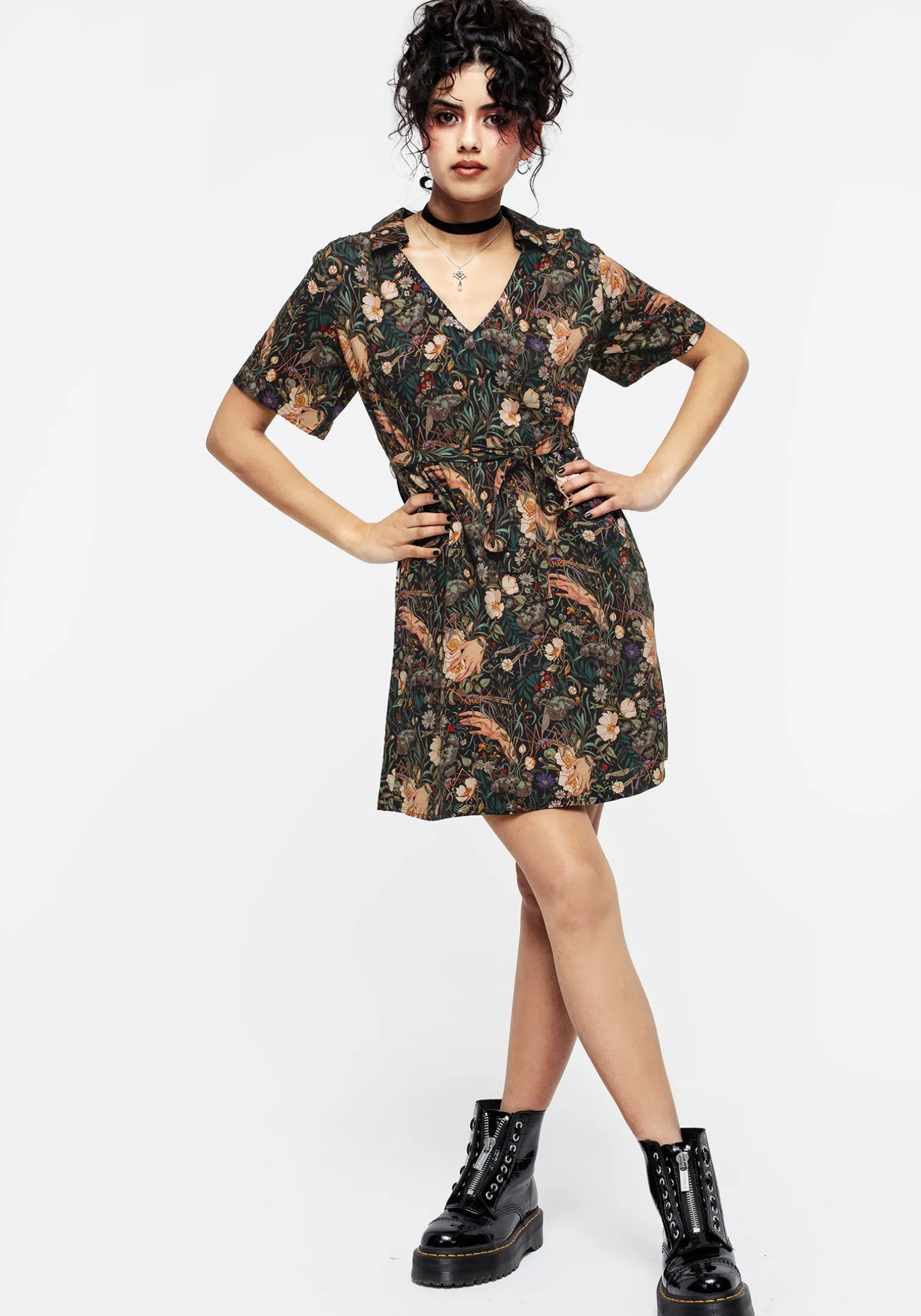 Ophelia Viscose Mini Dress
