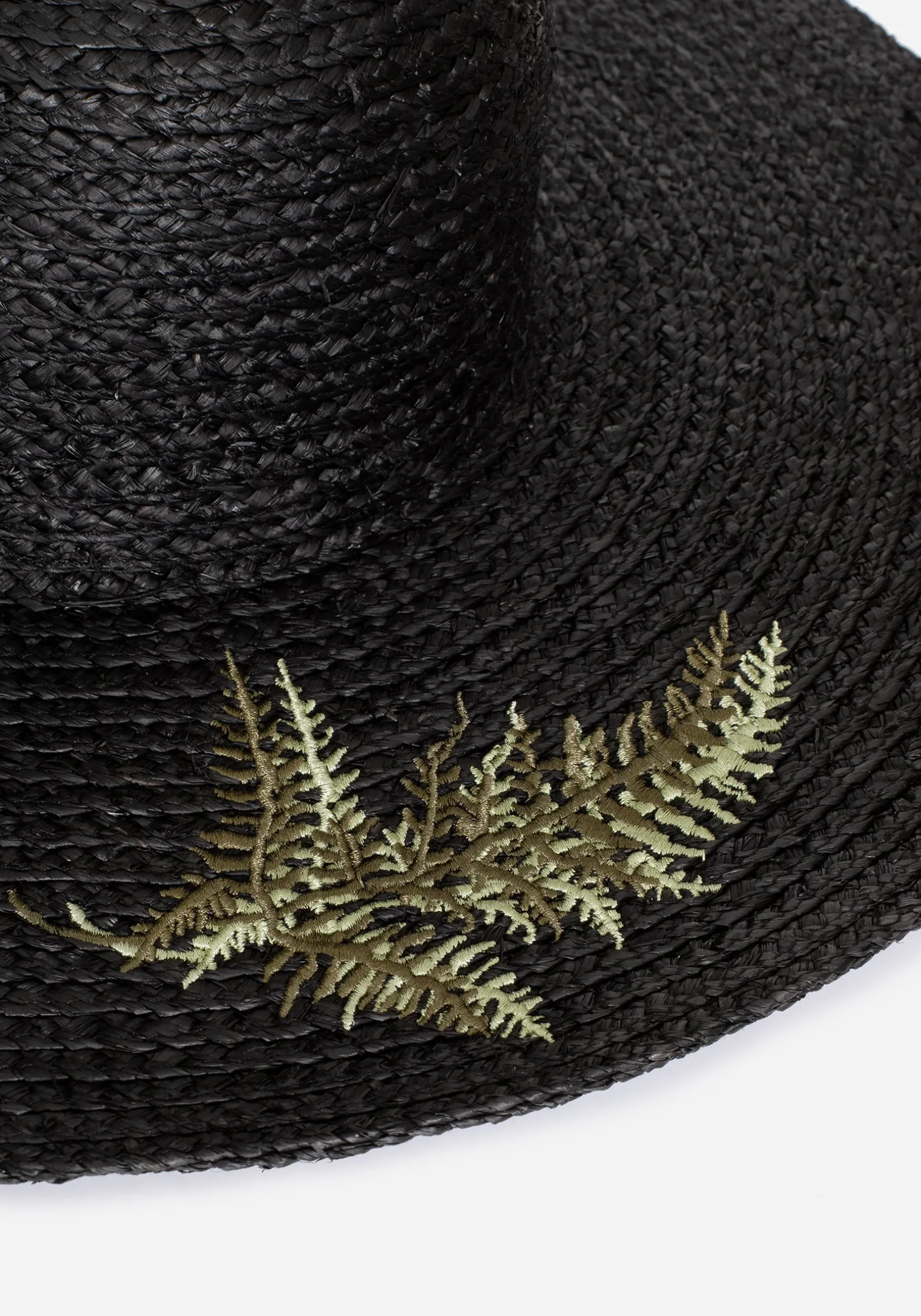 Osmunda Fern Embroidered Sun Hat