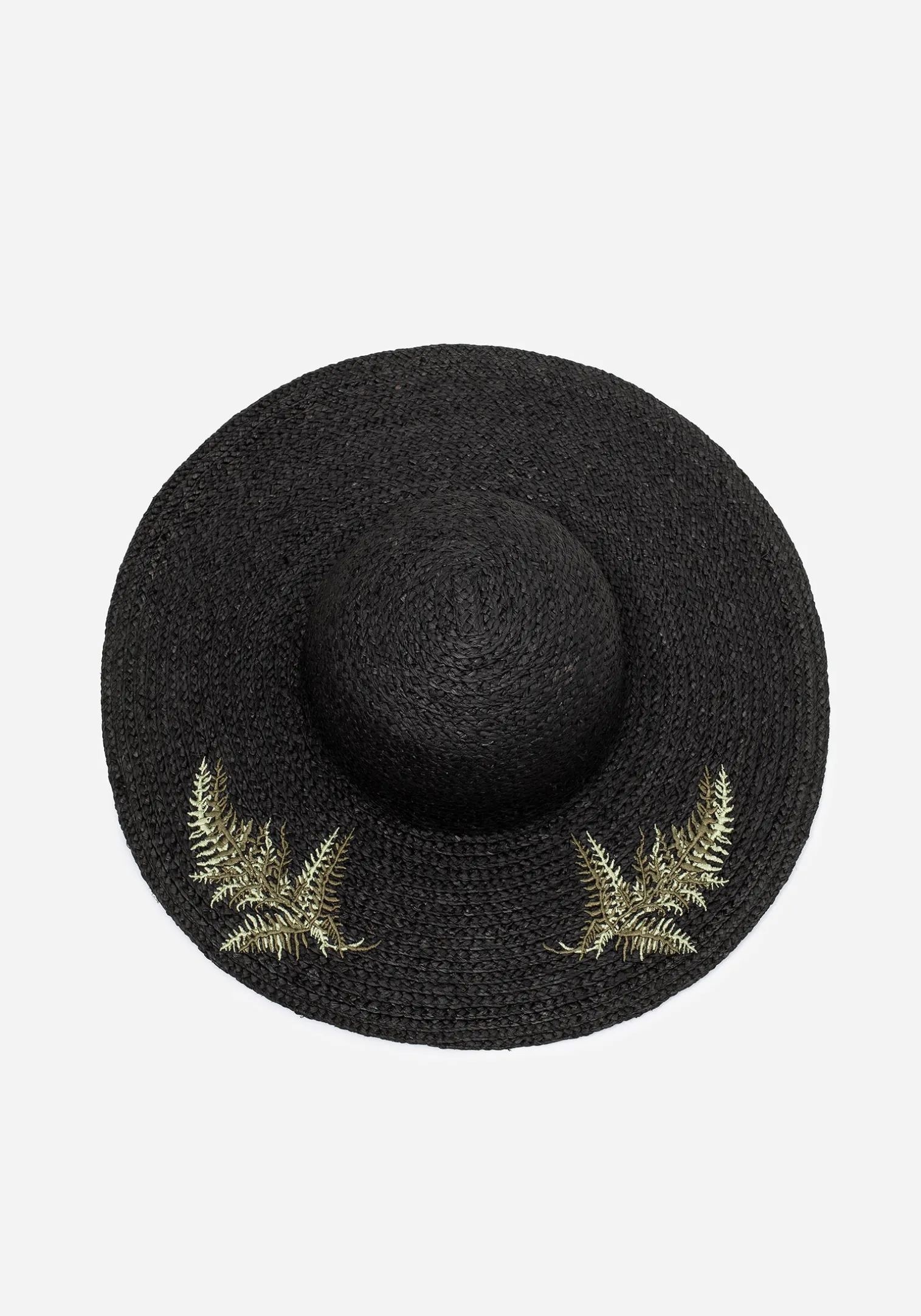 Osmunda Fern Embroidered Sun Hat