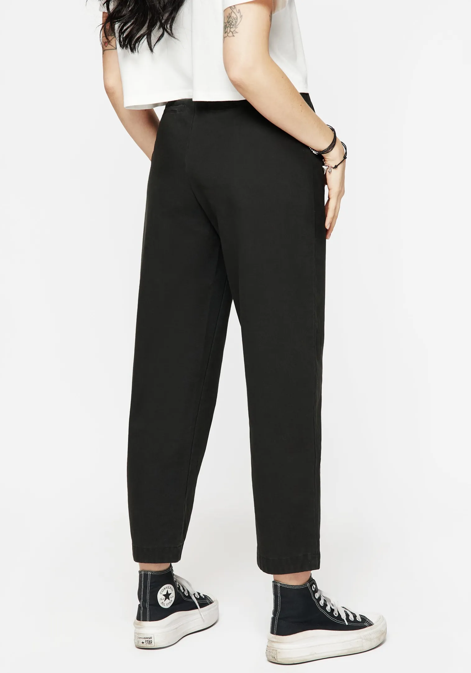 Osteomancy Washed Cotton Tapered Trousers
