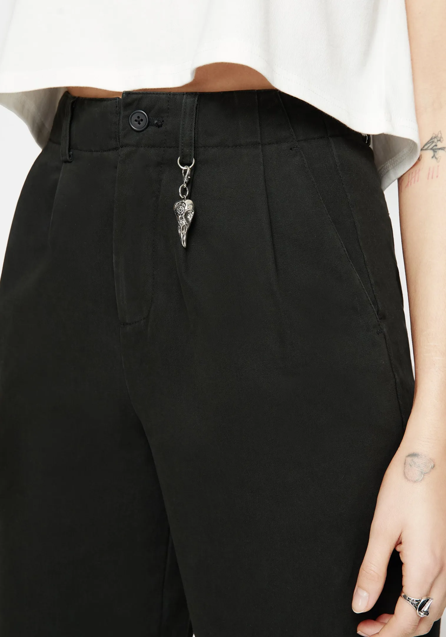 Osteomancy Washed Cotton Tapered Trousers