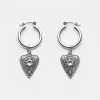 Ouija Planchette Hoop Earrings