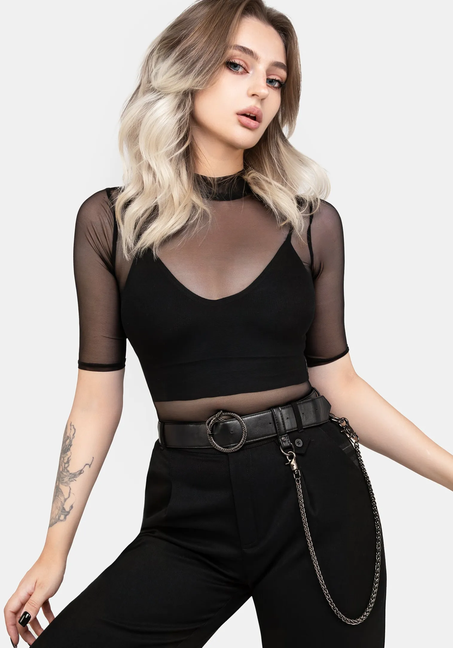 Ouroboros Snake Buckle Chain Belt