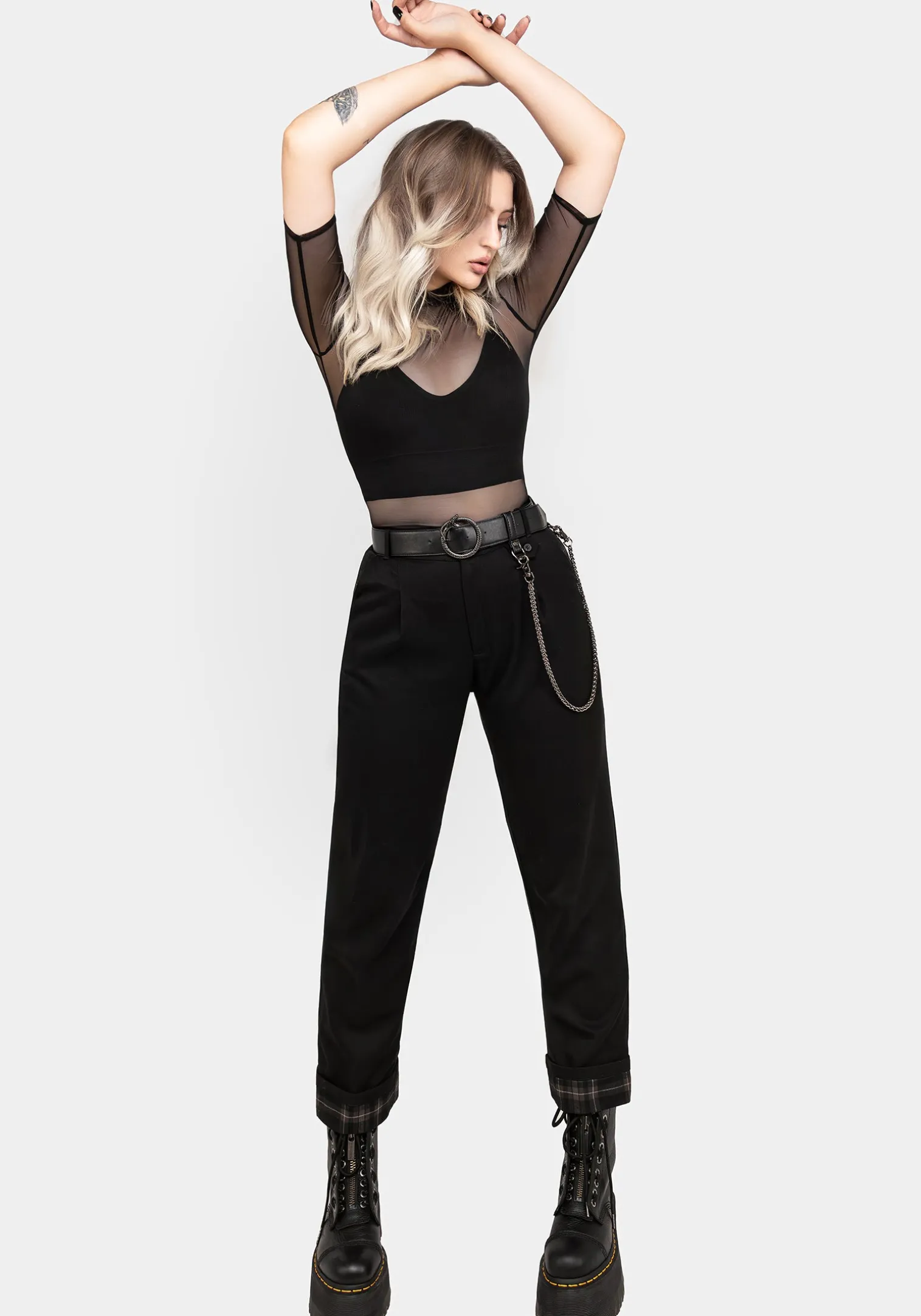 Ouroboros Snake Buckle Chain Belt