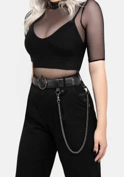 Ouroboros Snake Buckle Chain Belt