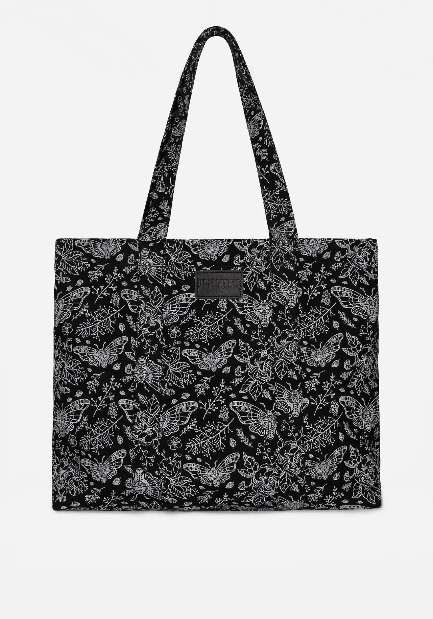Papillion Denim Tote Bag
