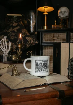 Party Woodcut Mug