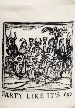 Party Woodcut Mug