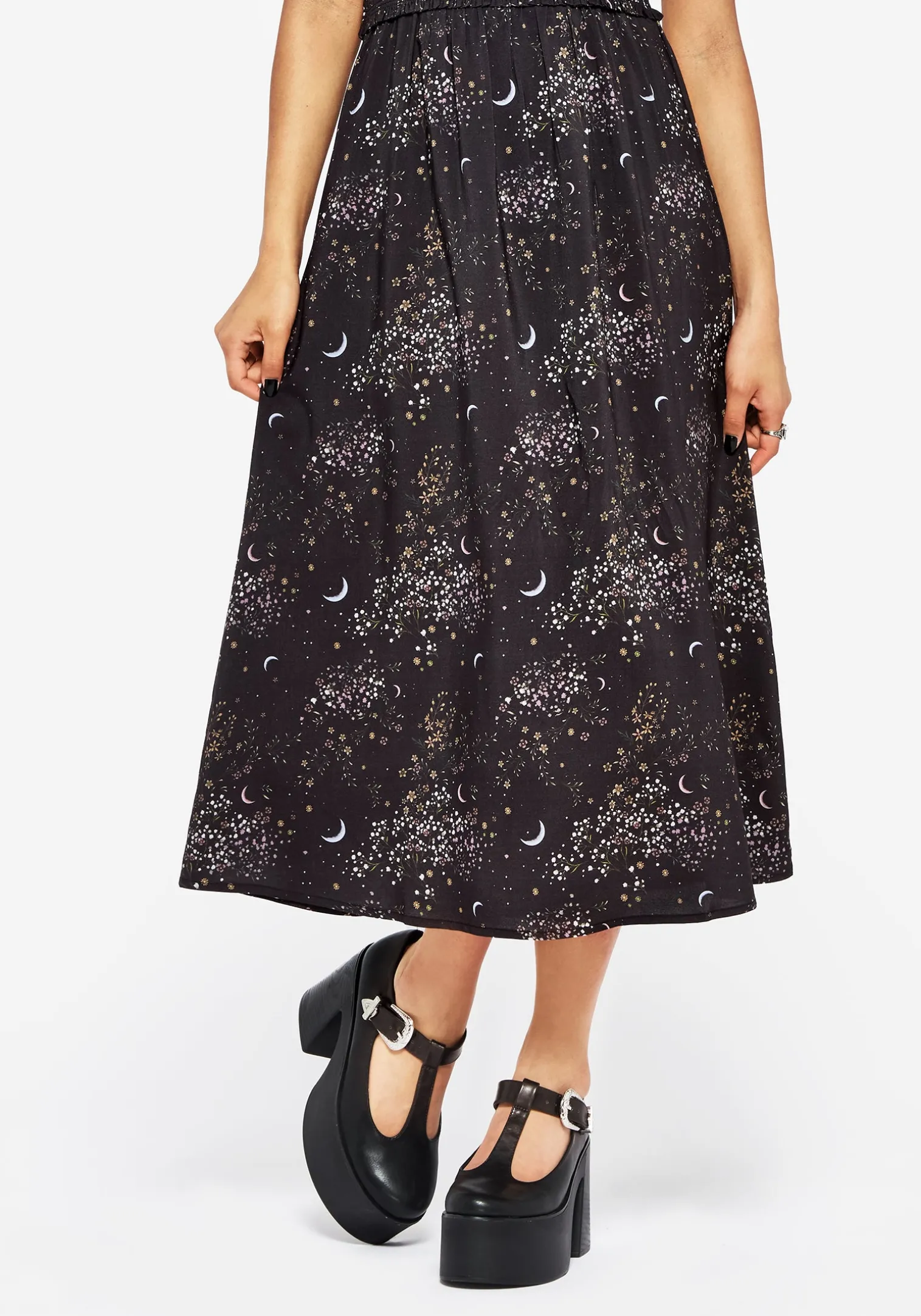 Peaseblossom Celestial Midi Skirt