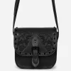 Penumbra Embroidered Mini Satchel Bag