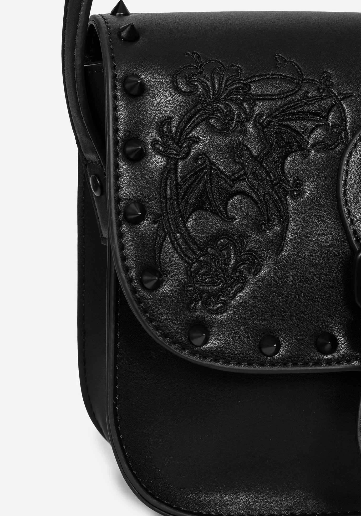 Penumbra Embroidered Mini Satchel Bag