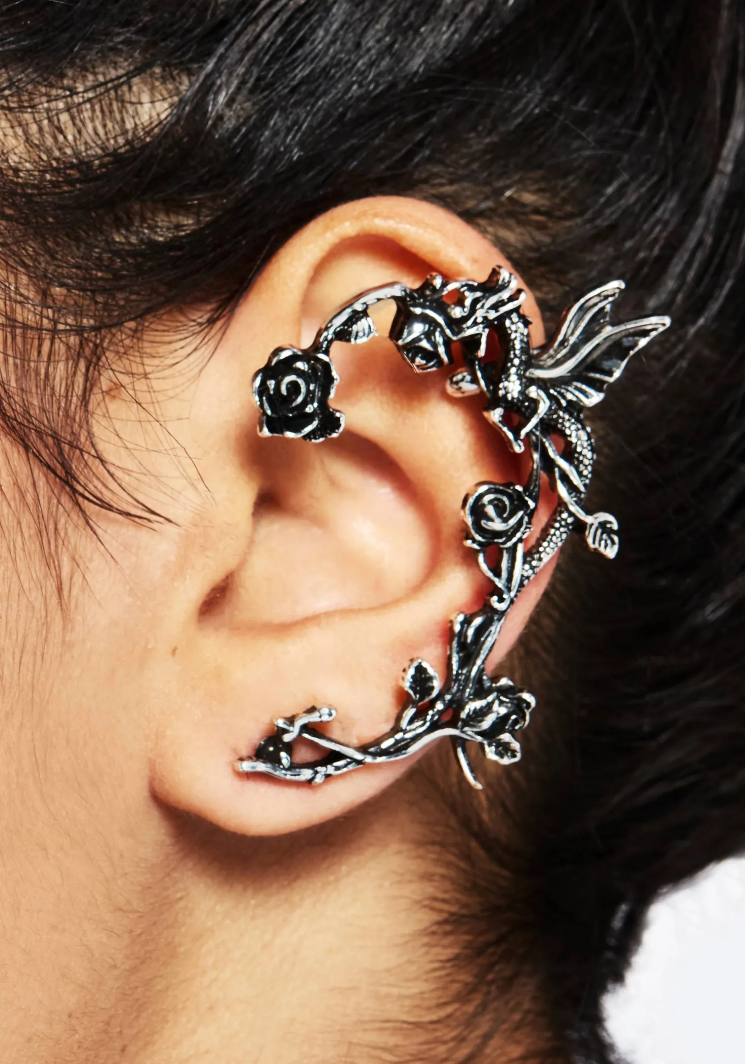 Petra Dragon Ear Cuff