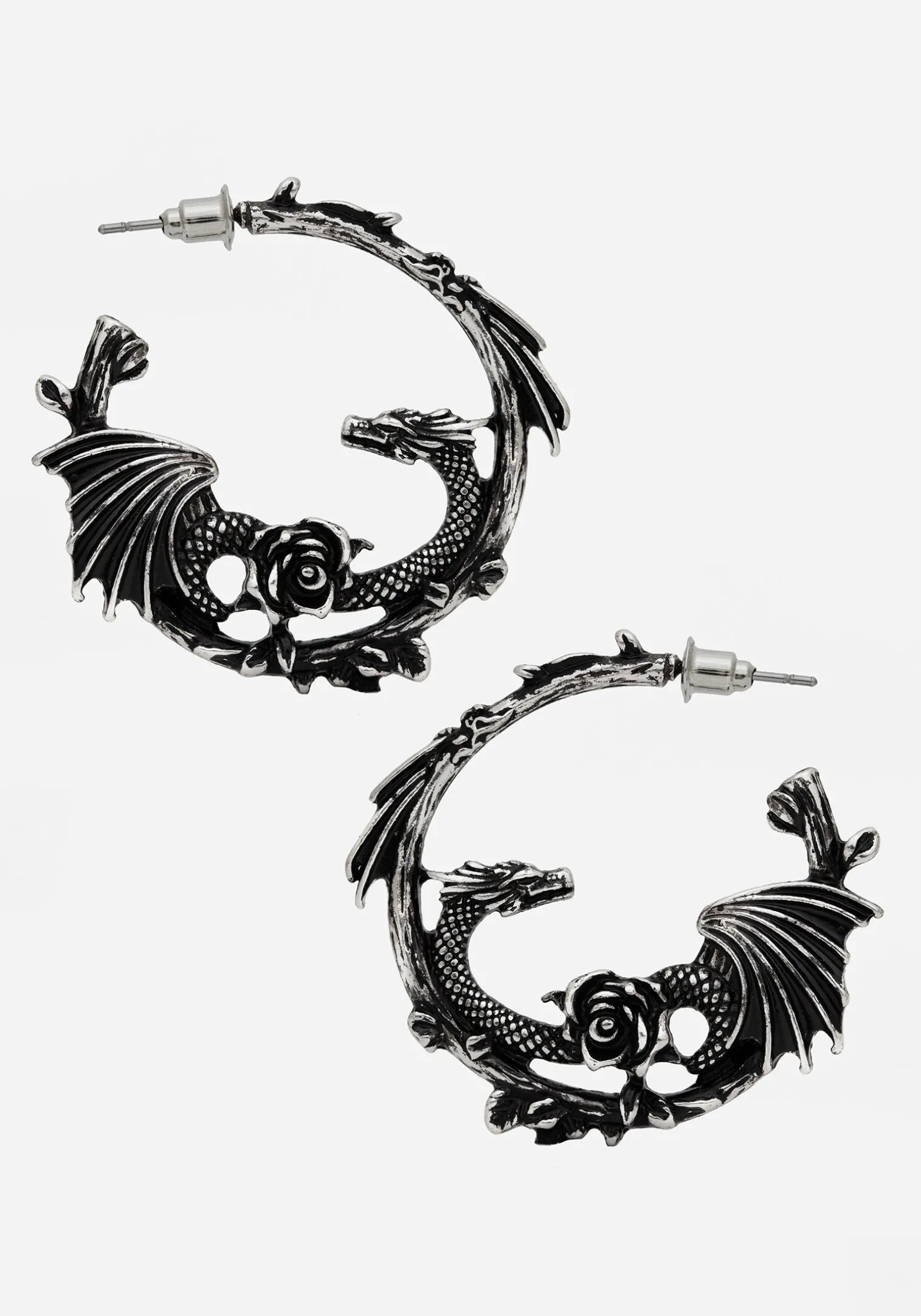 Petra Dragon Hoop Earrings
