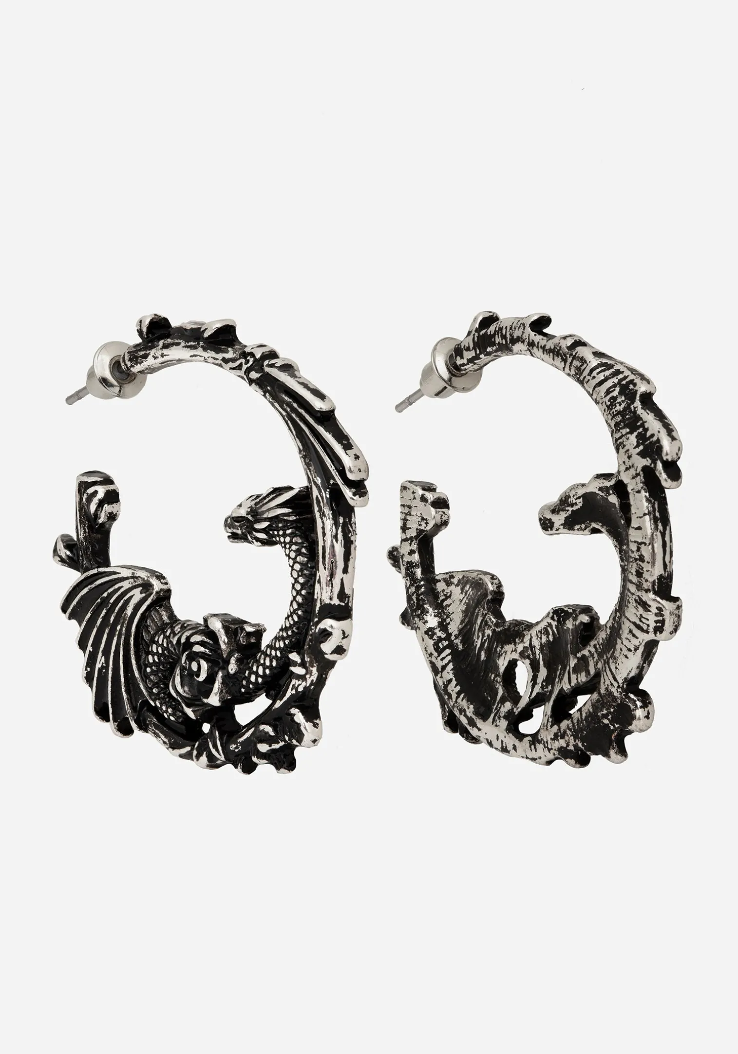 Petra Dragon Hoop Earrings