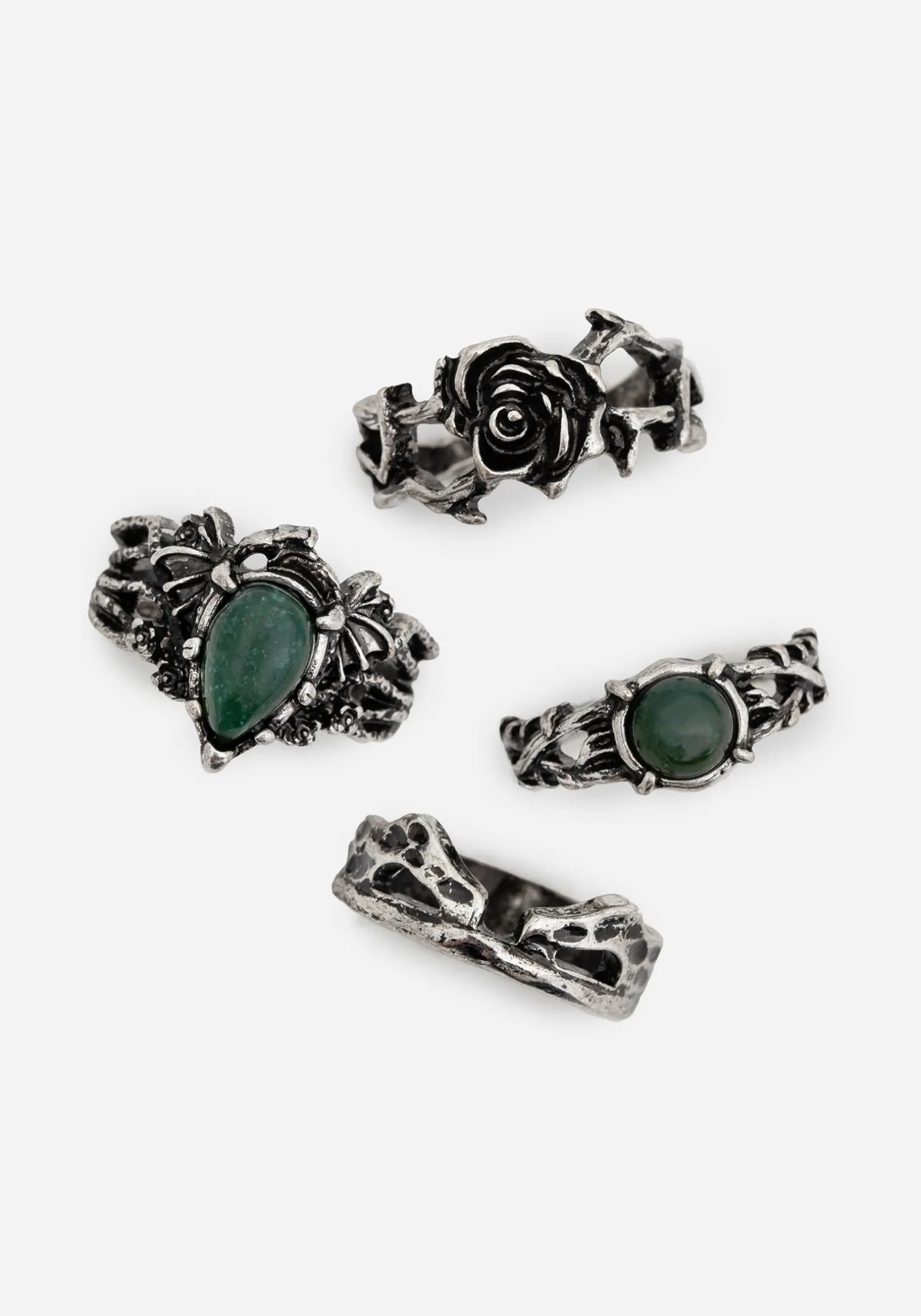 Petra Dragon Ring Set