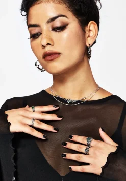 Petra Dragon Ring Set