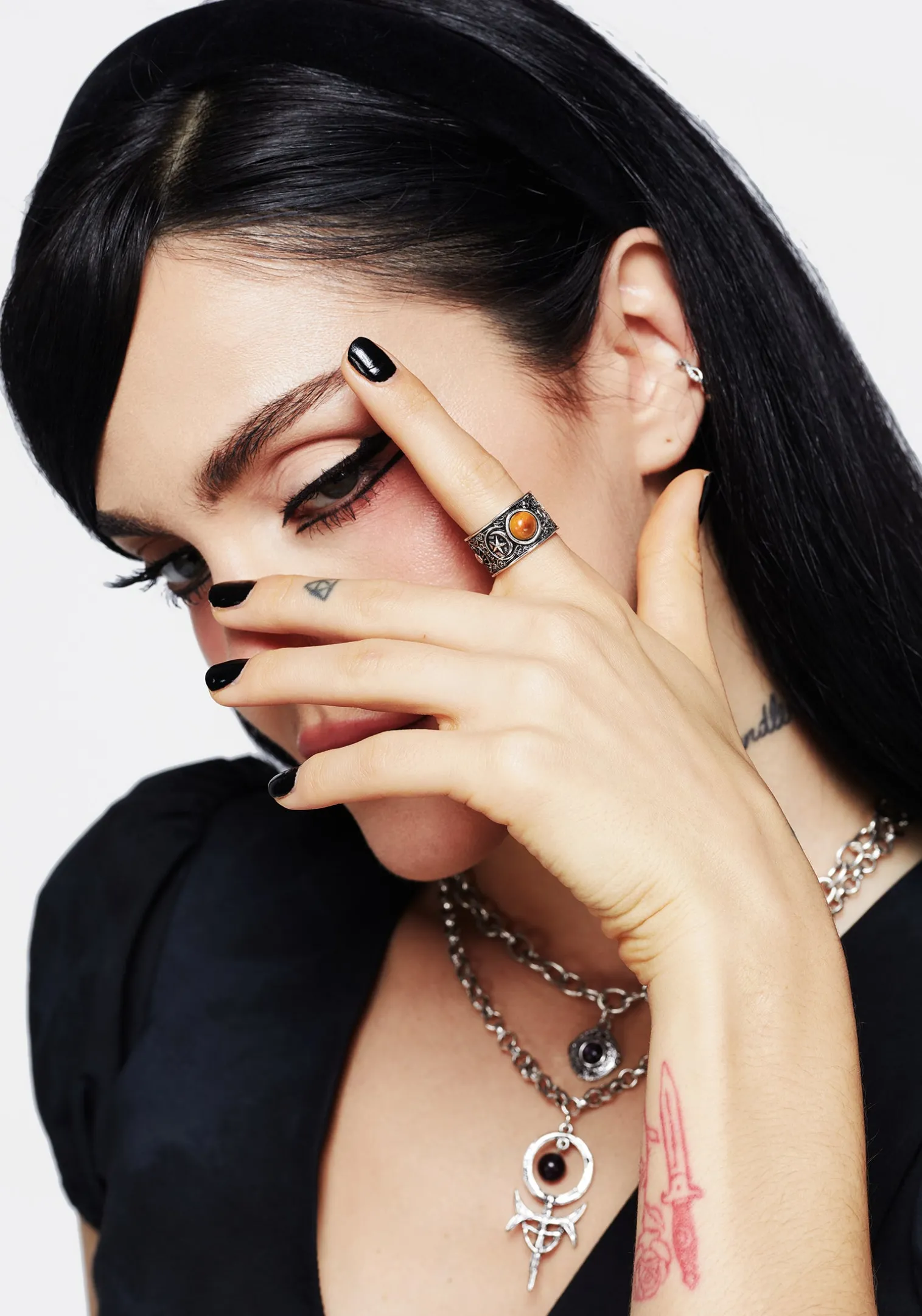 Phase Mood Stone Ring