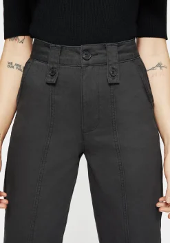 Pinhead Embroidered Belted Balloon Leg Trousers