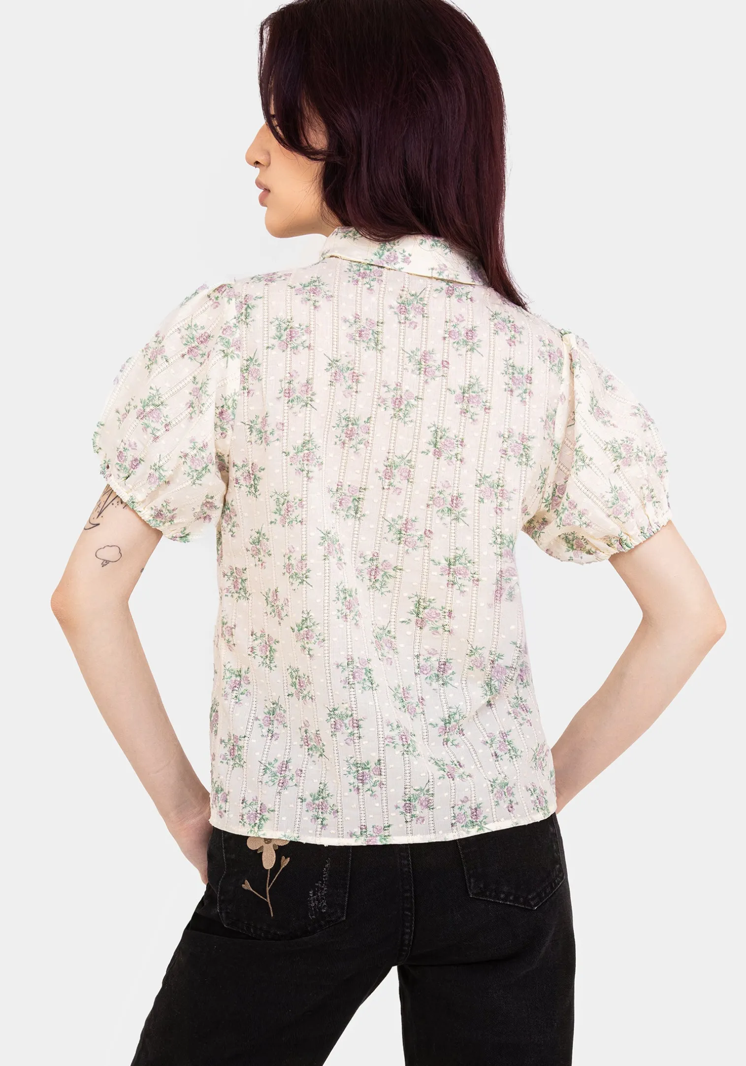 Pleasance Cotton Puff Sleeve Blouse