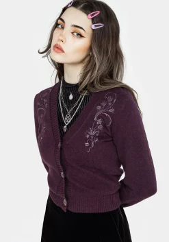 Poe Embroidered Cardigan