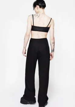 Poe Pleated Wide Leg Trouser