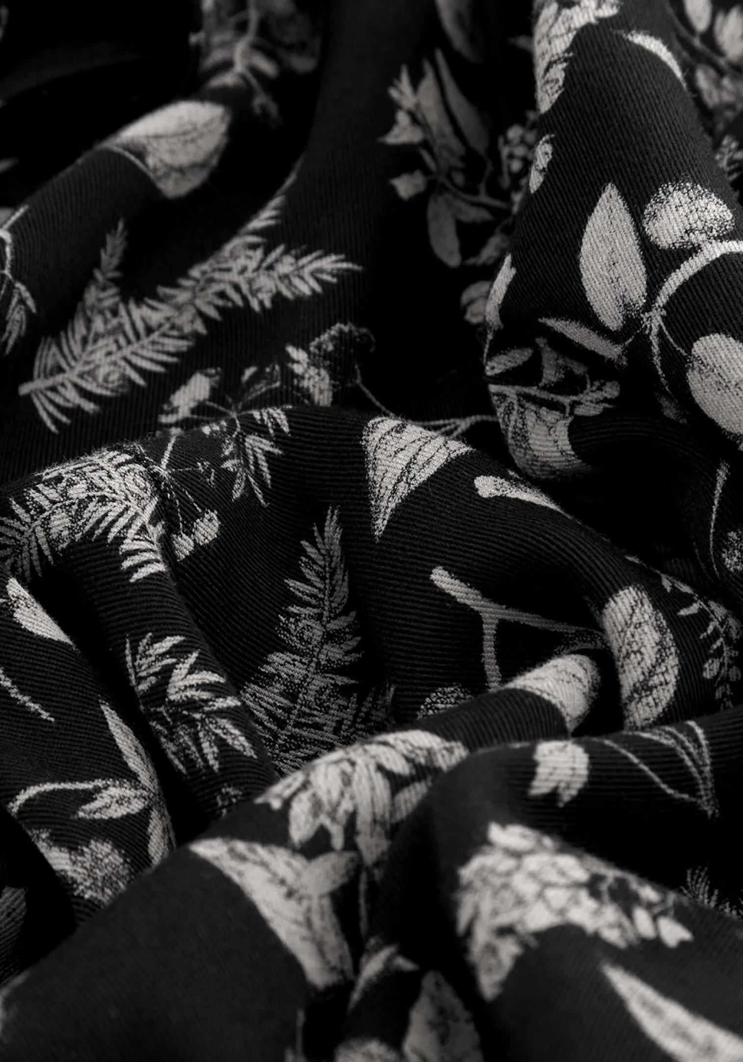Poisonous Plants Wrap Mini Dress