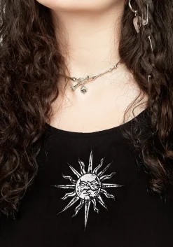 Priestess Embroidered Smock Dress