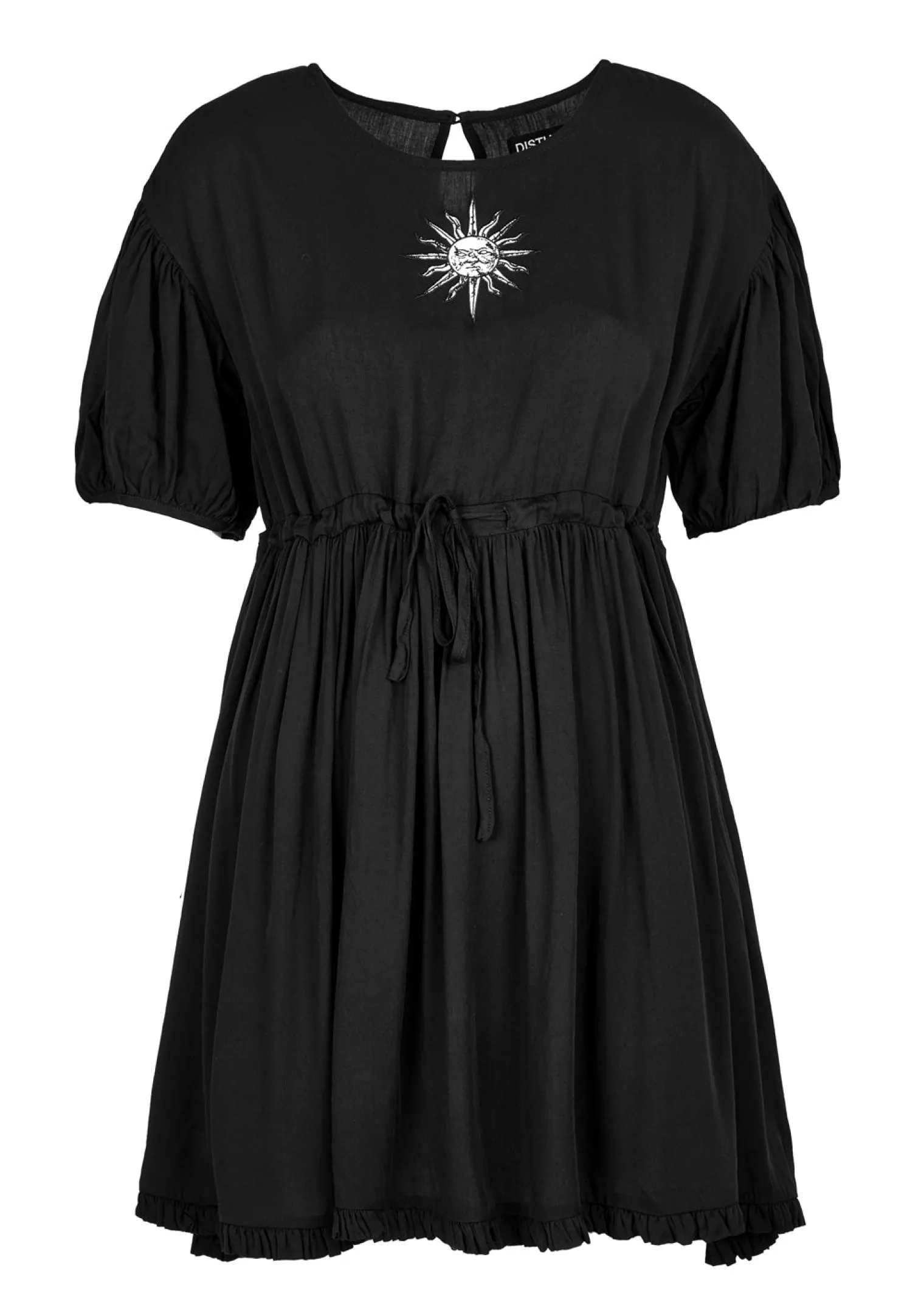 Priestess Embroidered Smock Dress