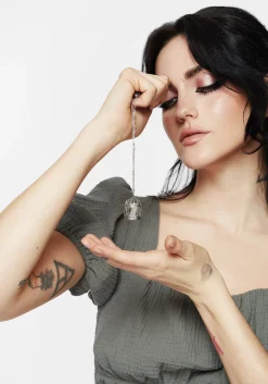 Primavera Bird Cage Pendant Necklace