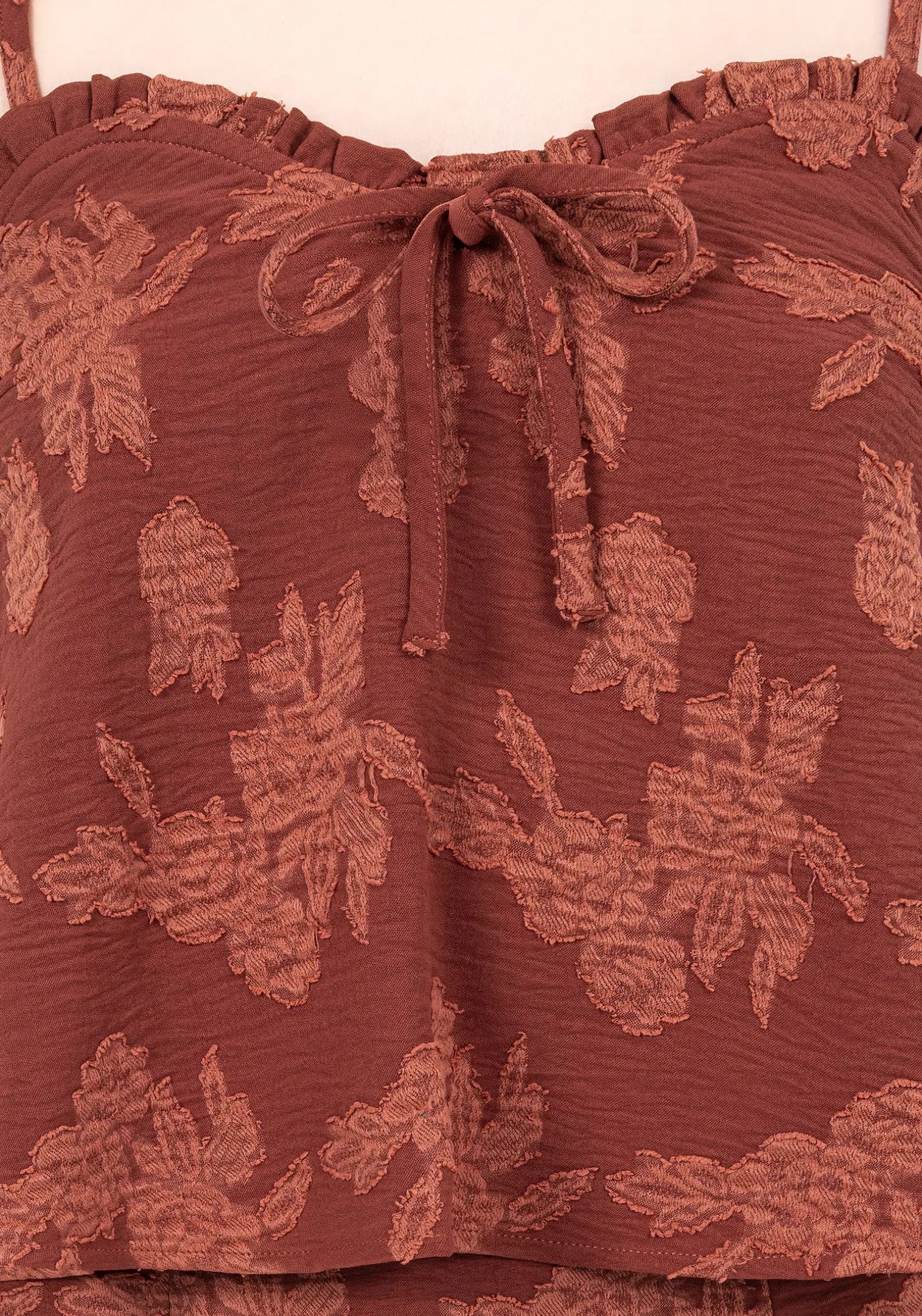 Prosperity Floral Frill Neck Cami Top