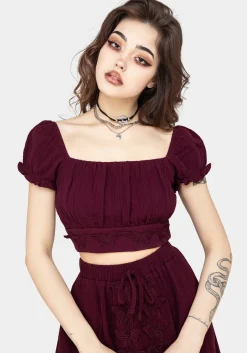 Psyche Textured Crop Top