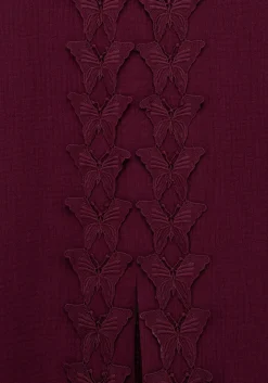 Psyche Textured Midi Skirt