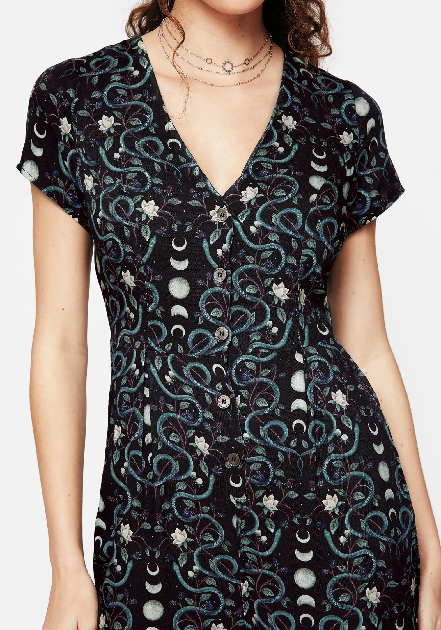 Pythia Button Up Jumpsuit