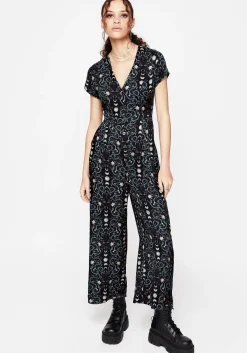 Pythia Button Up Jumpsuit