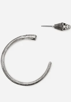 Ramona Snake Hoop Earrings