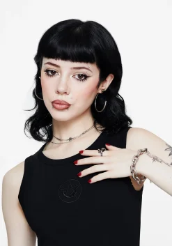 Ramona Snake Hoop Earrings
