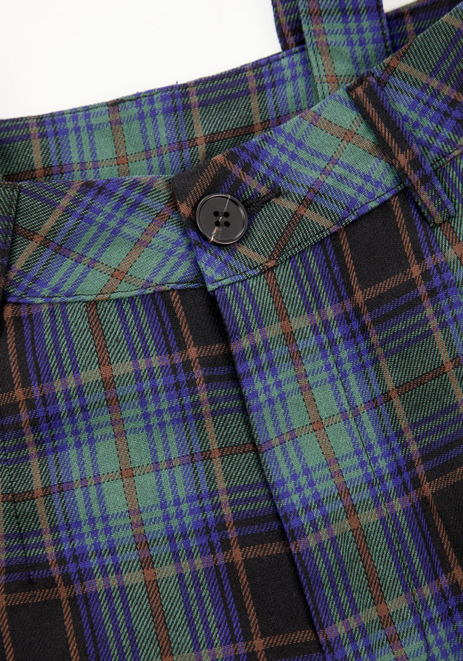 Rebel Wide Leg Plaid Trousers