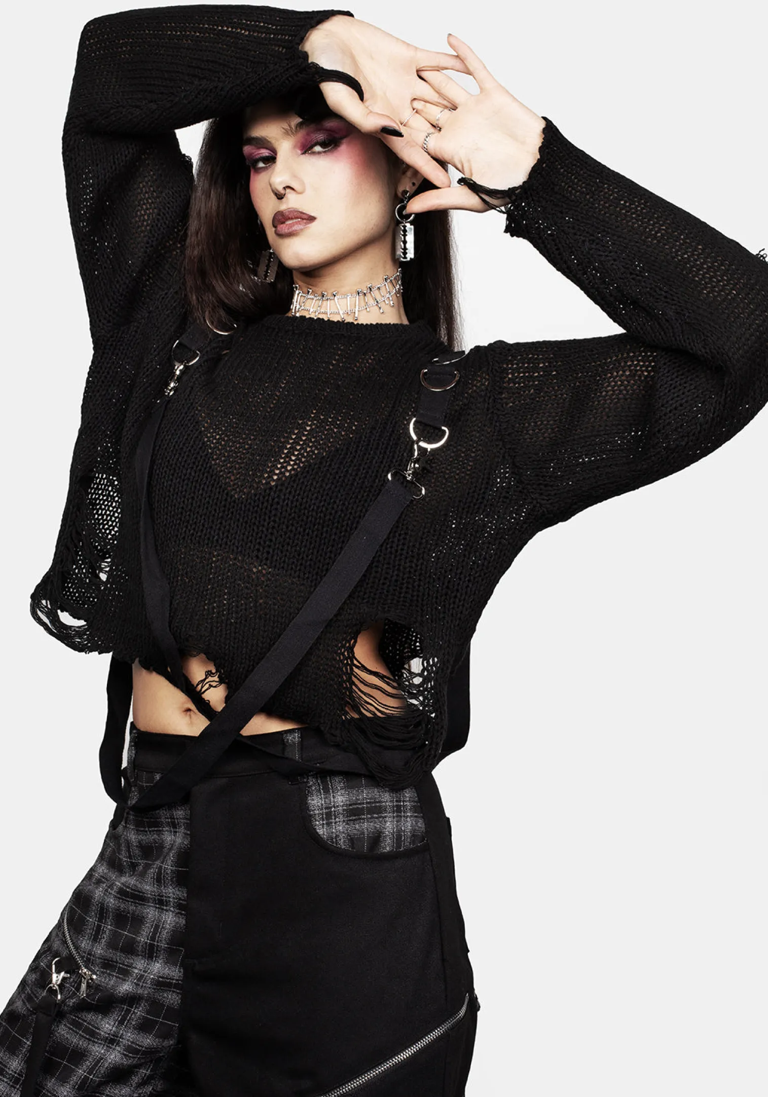 Rebellion Hardware Bondage Sweater