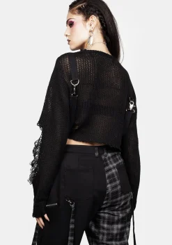 Rebellion Hardware Bondage Sweater