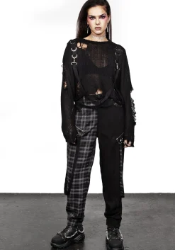 Rebellion Hardware Bondage Sweater