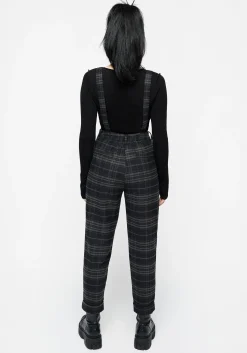Reckless Distressed Check Trousers