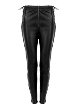 Rival Faux Leather Lace Up Pants
