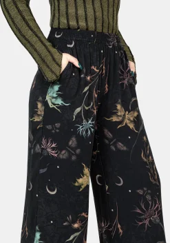 Rosanella Floral Print Straight Leg Trousers