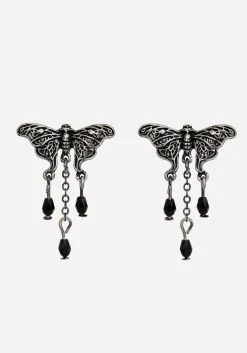 Rowan Moth Drop Earrings